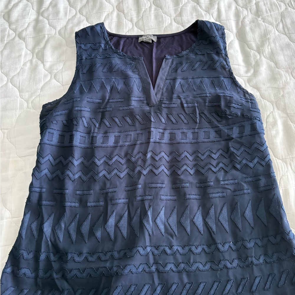 Market & Spruce Navy Tank Top